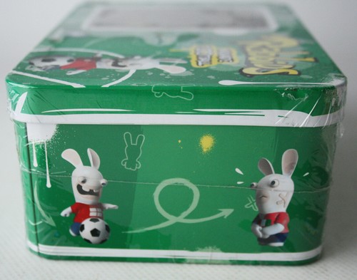 RABBIDS INVADE FOOTBALL WORLD CUP 2010 BWAAH FIGURE TIN BOX UBISOFT NEW SEALED ! - Picture 8 of 8