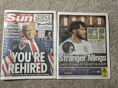 The Sun 7. November 2024 7.11.24 Donald Trump gewinnt US-Wahl 2024
