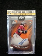 2022 Seth Beer Topps Chrome Black Auto Orange /25 RC Rookie Card Diamondbacks