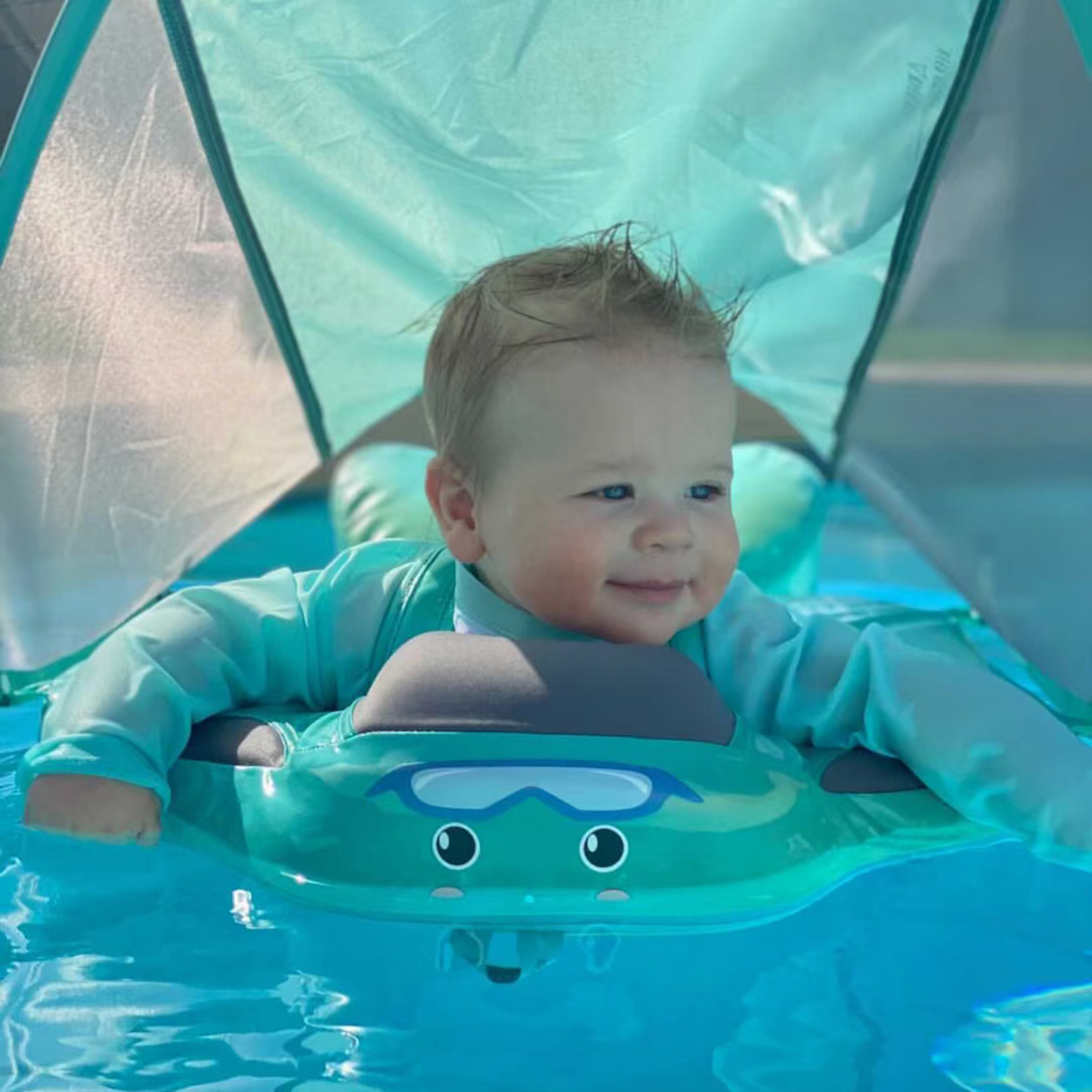 Solid NonInflatable Baby Swimming Ring Float Lying Swimming Pool Toys