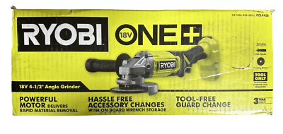 #ad Ryobi ONE 18V PCL445B 4 1 2quot; Angle Grinder Tool Only $39.19