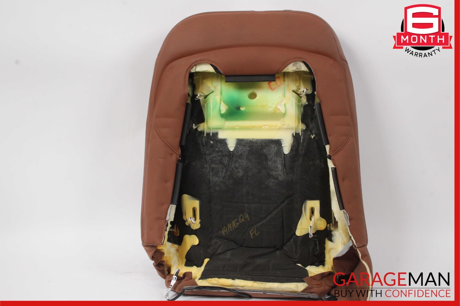 14-17 Maserati Ghibli M157 Front Left Side Top Upper Seat Cushion Cover Brown
