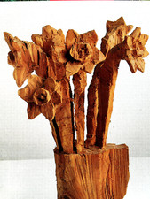 STEPHAN BALKENHOL  Erster Blumenstrauß  HAND-SIGNIERT,  mit Rahmen, orig.signed