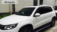 DachträGer FüR Volkswagen VW Tiguan 2012-2018 4X4 Oberteil Stangen Alu - Silber