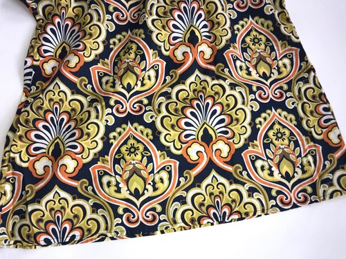 $69 J CREW On/Off Shoulder Top Blouse SUMMER READY! Festive Talavera Print XS S - Picture 10 of 10