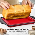 Silicone Bread Loaf Pan with Metal Reinforced Frame for Homemade Bread — photo 3
