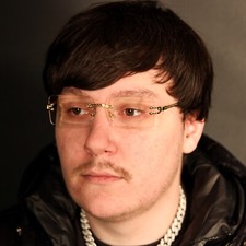 Mens Rimless Clear Lens HipHop Vintage Rectangle Luxury Retro Gold Frame Glasses