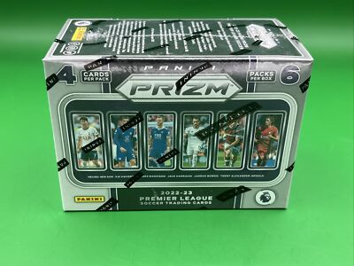 Panini Prizm Premier League 2022-23 Soccer Sealed Blaster Box Pink Mosiac