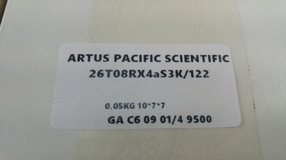 MOTOR ARTUS PACIFIC SCIENTIFIC 26T08RX4aS3K/122 - Imagem 4 de 4