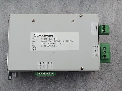SCHAEFER C 286-EU2-DIN 0807-256763 / 7000023318 / 7201060
