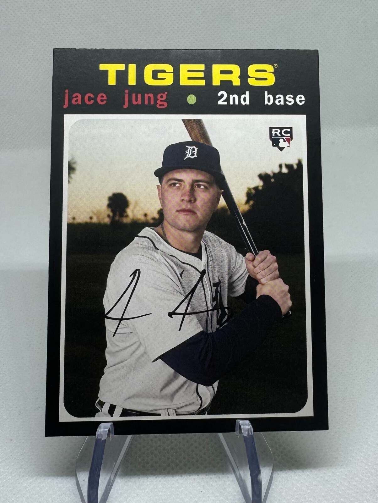 2025 Topps Heritage - Jace Jung #71 Black Border (RC)