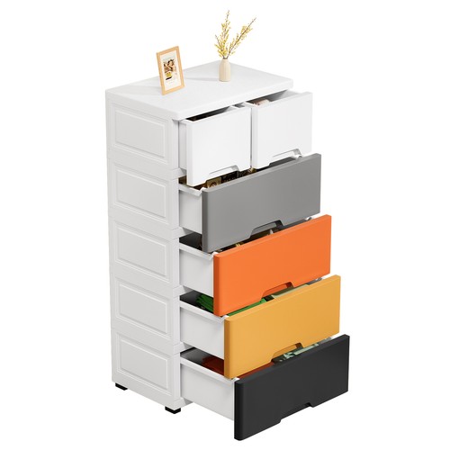 5-Tiers Plastic Storage Bins, Cube Storage Organizer, Stackable Storage Drawer  - Picture 19 of 26