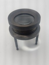 Antique Optical Co. Magnifying Glass Map Reader / Loupe Pre- Bausch Lomb 1900