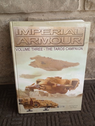 Imperial Armour Vol 3 Taros Campaign T'au Lore Good Cond 5011921942596