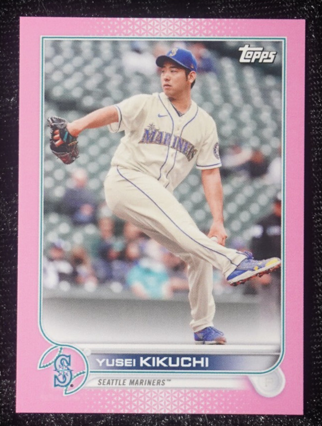 YUSEI KIKUCHI—2022 Topps Mini Pink Parallel Insert #531 (23/25)