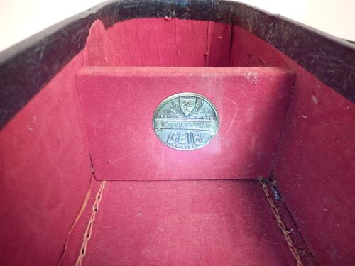 Custodia vintage Antonius Stradivarius Cremonensis Faciebat Anno 17 violino arco Geib - Foto 12 di 15