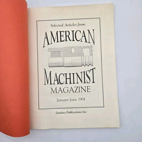 Selected Articles from 1904 Jan Jun American Machinist Magazine Lindsay Reprint - Picture 2 of 11