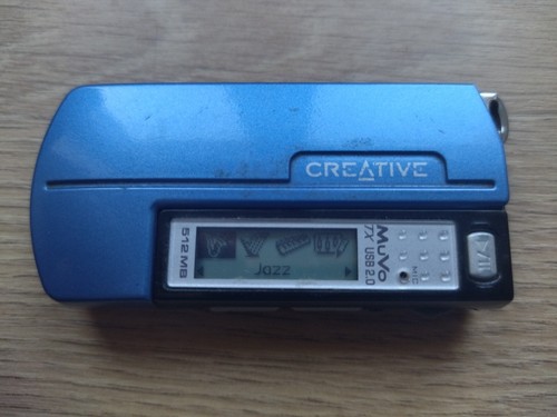 Creative Muvo TX Mp3 Player 512MB Rare Vintage flash memory broken - parts only - Picture 4 of 6