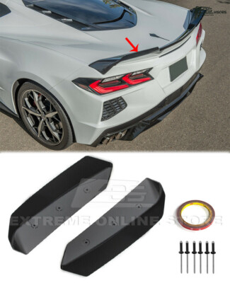 CARBON FLASH Add-On Wing Wickers Pair For 20-25 Corvette C8 Z51
