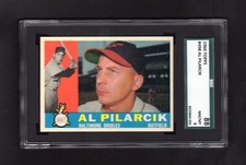 1960 Topps Al Pilarcik #498~~ Beautiful SGC 8 NM/MT~~ Ultra Tough Card