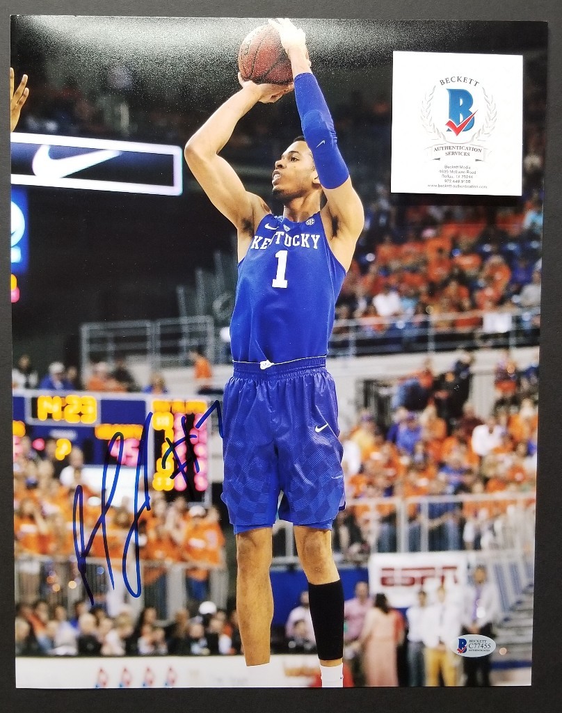 SKAL LABISSIERE Autographed Signed Sacramento Kings KENTUCKY, 11X14 Photo. BECKETT 