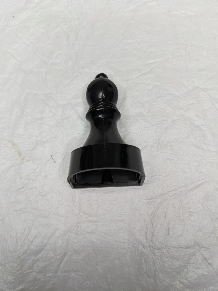 Pieza de Ajedrez Black Bishop Coleccionistas Profesor de Ajedrez Piezas de Repuesto Cardenal Foto 3 de 3