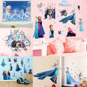 Details About Frozen Elsa Anna Princess Wall Stickers Kids Room Removable Home Decor 10 Styles