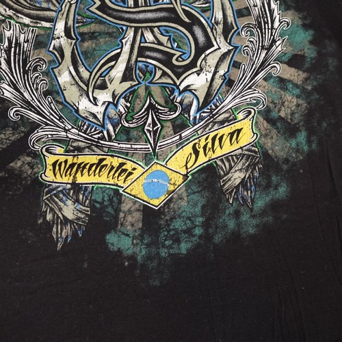 Silver Star Casting Co T Shirt Mens XL Wanderlei Silva Brazil MMA UFC Grunge Y2K - Picture 4 of 8