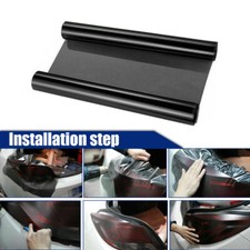 Hoja envolvente superpuesta de película de vinilo tinte faros luz trasera negro mate humo 12x48"