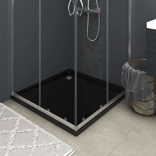vidaXL Square ABS Shower Base Tray Black 35.4"x35.4" for sale online eBay