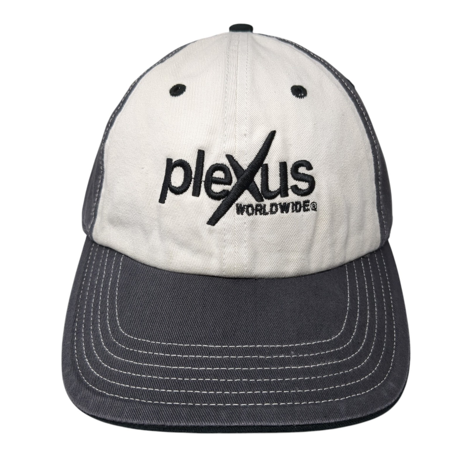 Plexus Worldwide Strapback Hat Gray One Size Adju… - image 1