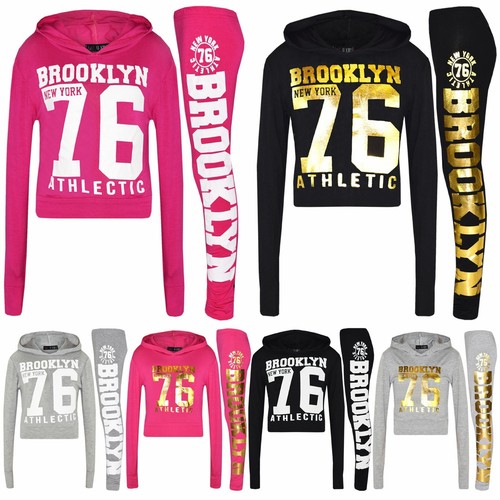 Conjunto de ropa de salón y leggings con capucha Brooklyn 76 para niñas 7-13 años - Imagen 3 de 68