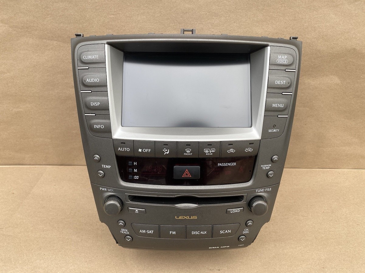 06-09 Lexus IS250 IS350 OEM Information Navigation Display Screen