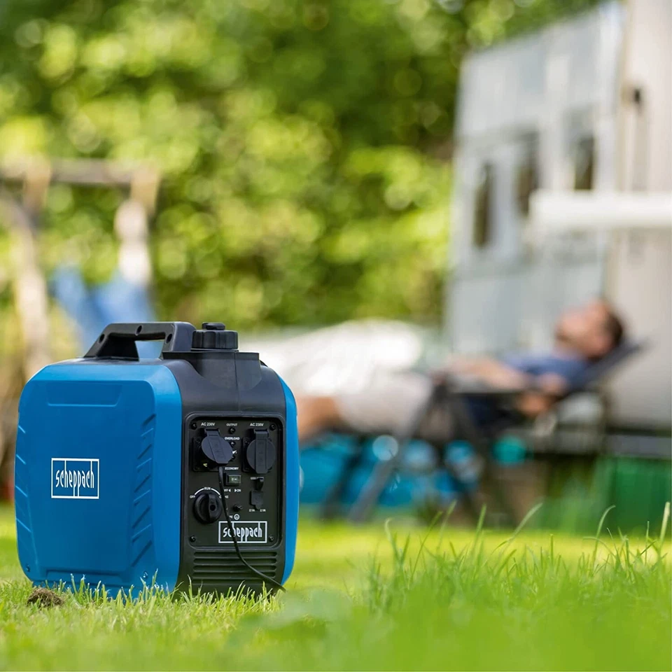 Scheppach Inverter Stromgenerator Stromerzeuger SG2500i | 2x230V | 2000W - 64dB - Bild 4 von 4