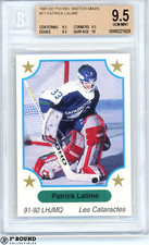 POP 1: Patrick Lalime BGS 9.5: 1991-92 7th Inning Sketch QMJHL LHJMQ Pre-Rookie