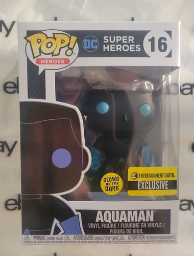 Funko Pop Justice League AQUAMAN Entertainment Earth Exclusive 16 NEW!