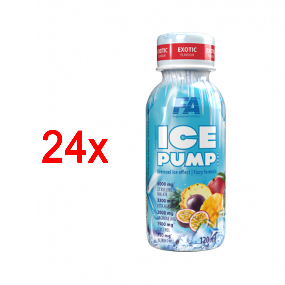 (12,12 евро/литр) Ледяная помпа Fitness Authority, 24 х 120 мл, для кистей перед тренировкой