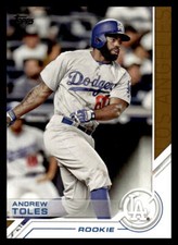 2017 Topps Andrew Toles  #S-133 Los Angeles Dodgers Baseball Card