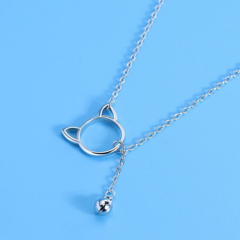 925 Sterling Silver Cute Kitty Charm Bracelet Girls Children Jewellery