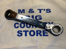 1992 Blue-Point Tools USA 15 & 17mm 12pt Offset Ratcheting Wrench RYAM1517