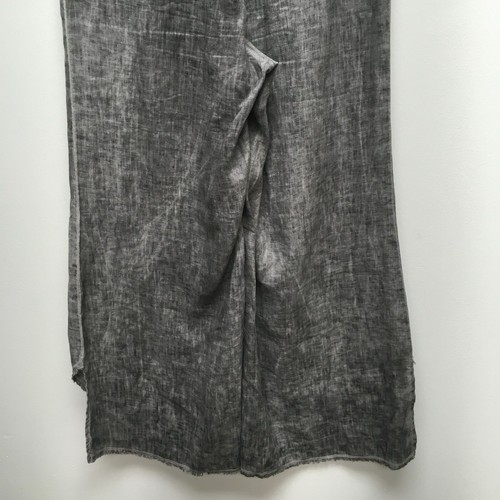 XCVI Womens Gray Linen Astri Elastic Waist High Rise Wide Leg Pull On Pants XS - Picture 6 of 9