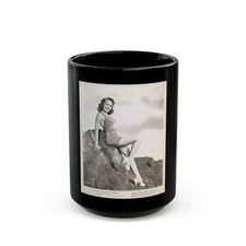 Terry Moore #721 (Vintage Female Icon) Black Coffee Mug