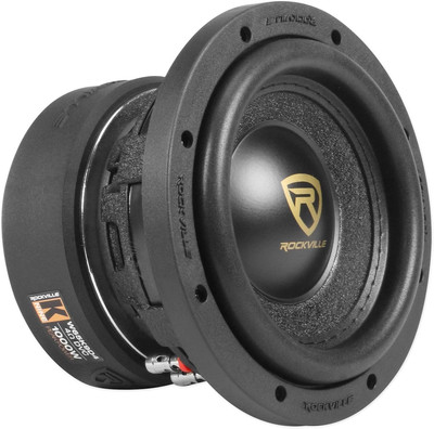 W65K9D4 6.5'' 1000W Peak Car Audio Subwoofer Dual 4-Ohm Sub 250W RMS CEA Rated, B
