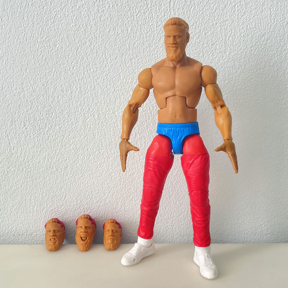 Prototype WWE Elite Jey USOS Wrestling Action Figure AEW Figurines Test Shot Toy