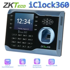 ZKTeco Fingerprint Time Attendance Recorder iclock360 Biometric 8000 ID