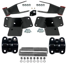 For 1988-1998 Chevy GMC 1500 3-4" Rear Drop Kit Leaf Spring Plate with U bolts