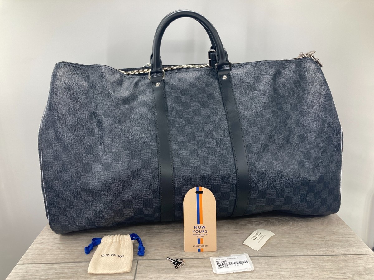 Vuitton Bag Keepall Bandouliere 55 Graphite Louis Vuitton Damier Graphite Keepall Bandouliere 55 – Oliver