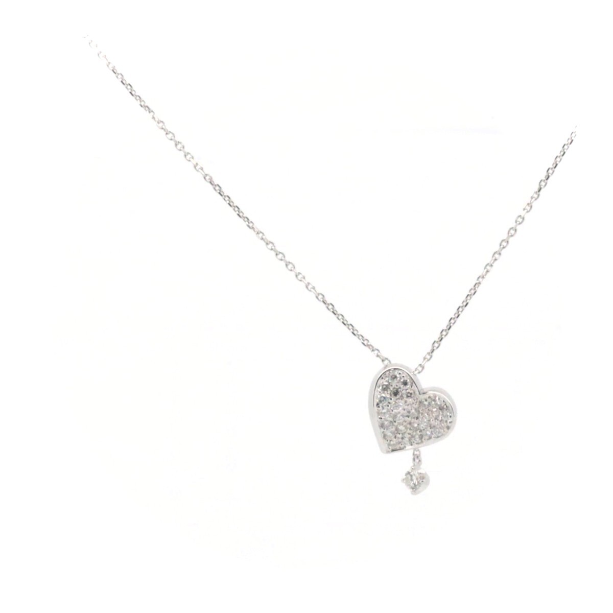 Vendome Aoyama diamond necklace 0.30ct 18K white gold | eBay