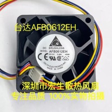 Delta AFB0612EH 6025 DC12V 0.48A 6CM 4-Pin Dual Ball Ball Mute Cooling Fan