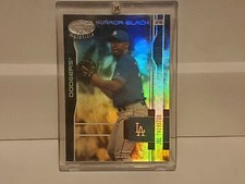Joe Thurston 2003 Leaf Certified Materials Mirror Black #91 1/1 Rc LA Dodgers 